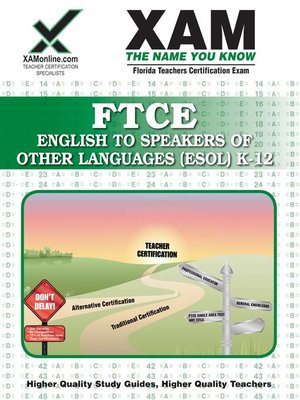 cover image of FTCE English to Speakers of Other Languages (ESOL) K-12